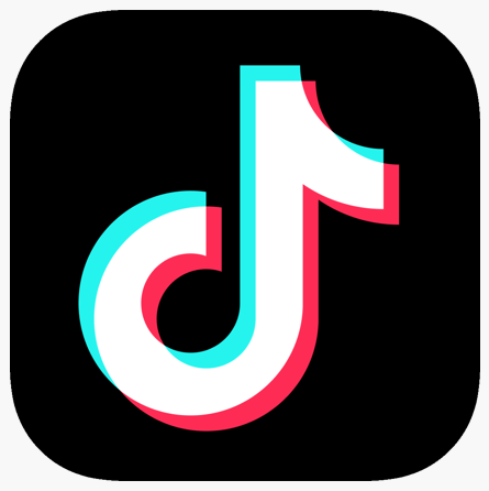 tiktok social media icon
